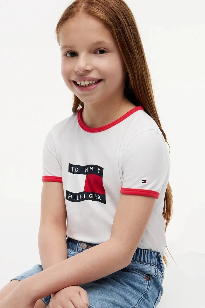 Tommy Hilfiger тениска за деца от памук
