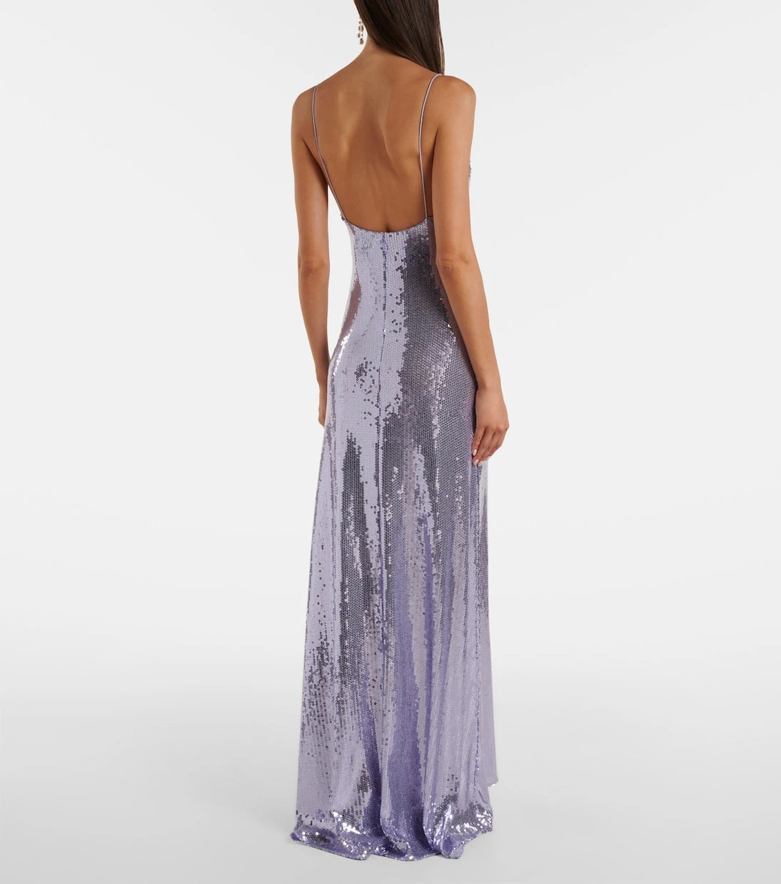 Alex Perry - Sequined open-back gown