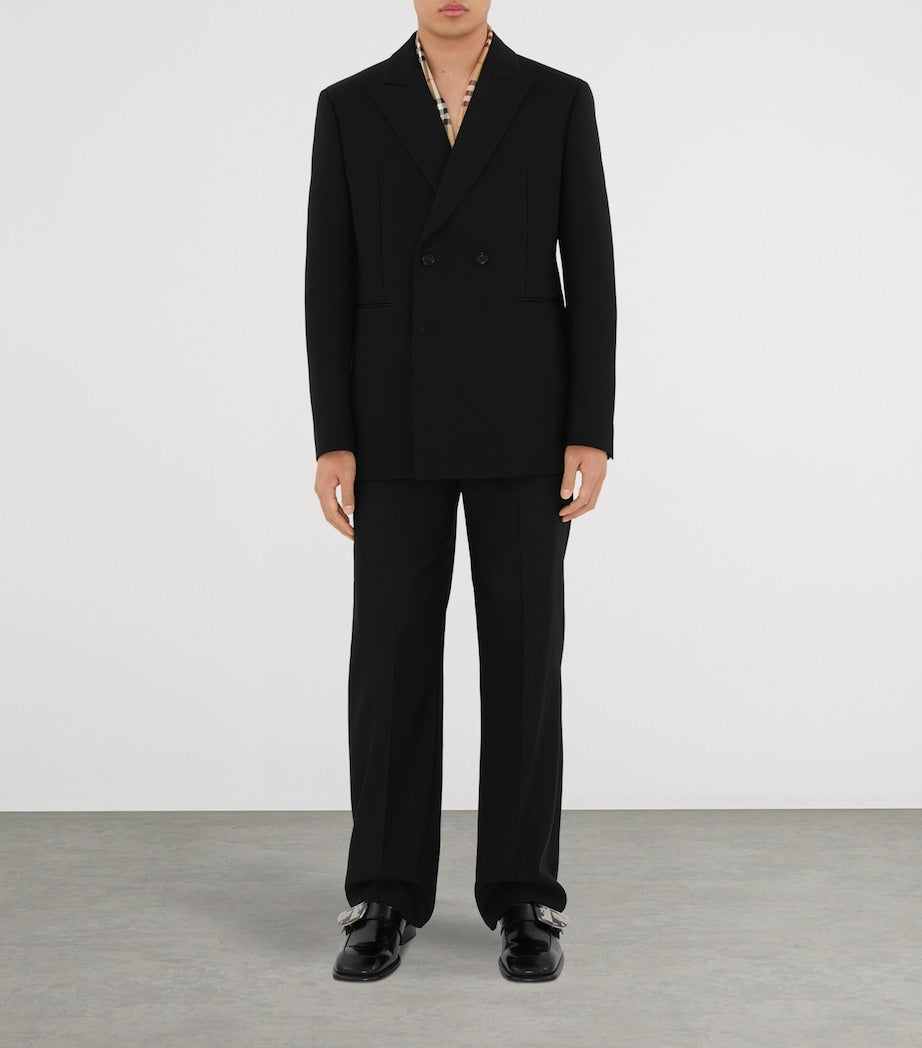 Beige Silk Check Scarf