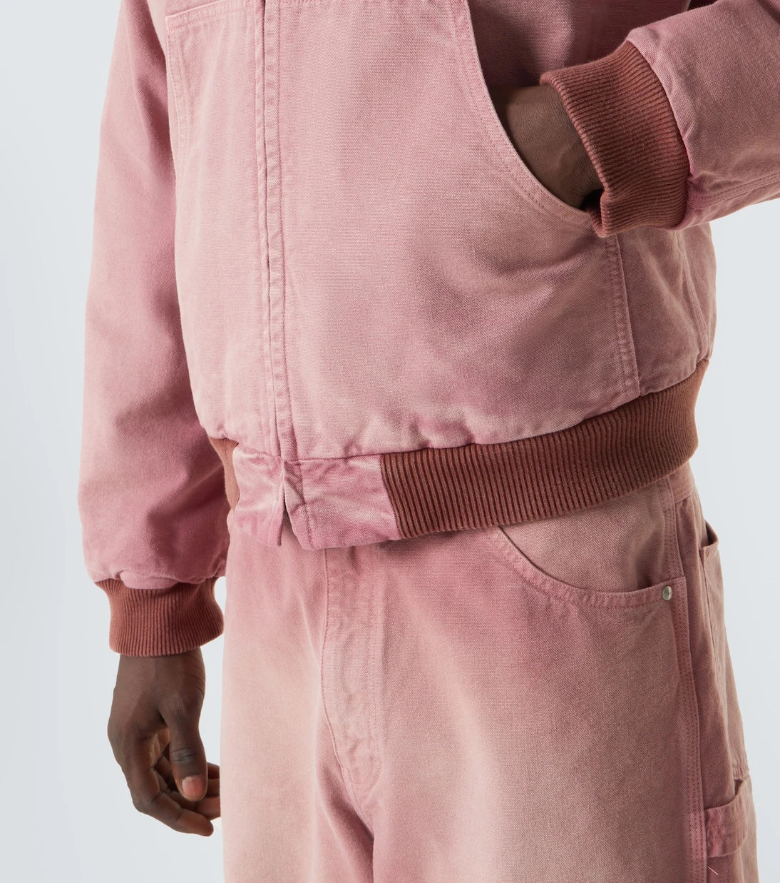 Auralee - Cropped cotton hoodie