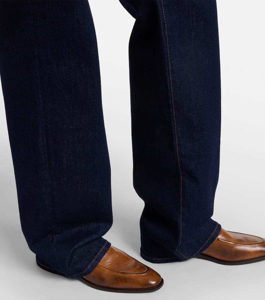 Frame - High-rise straight jeans