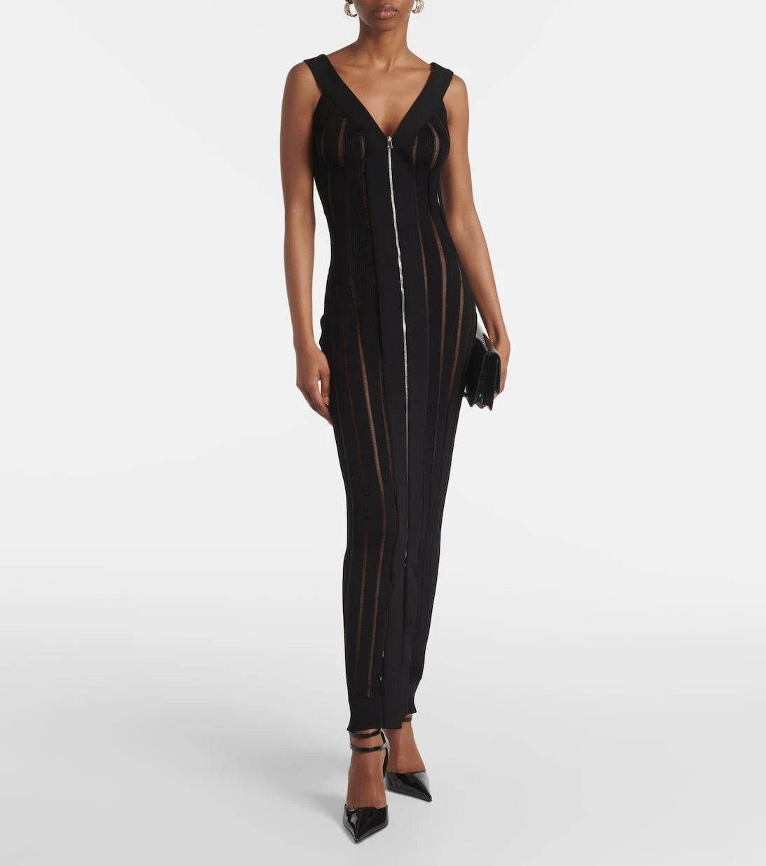 Nensi Dojaka - Ribbed-knit maxi dress