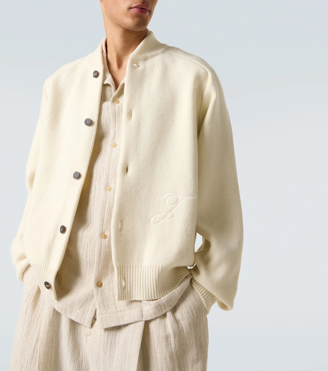 Jacquemus - Pallone wool and cashmere cardigan