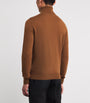 Brown Cashmere Rollneck Sweater