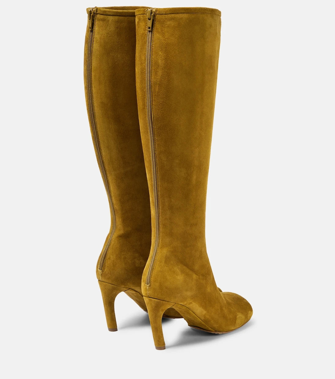 Dries Van Noten - Suede knee-high boots