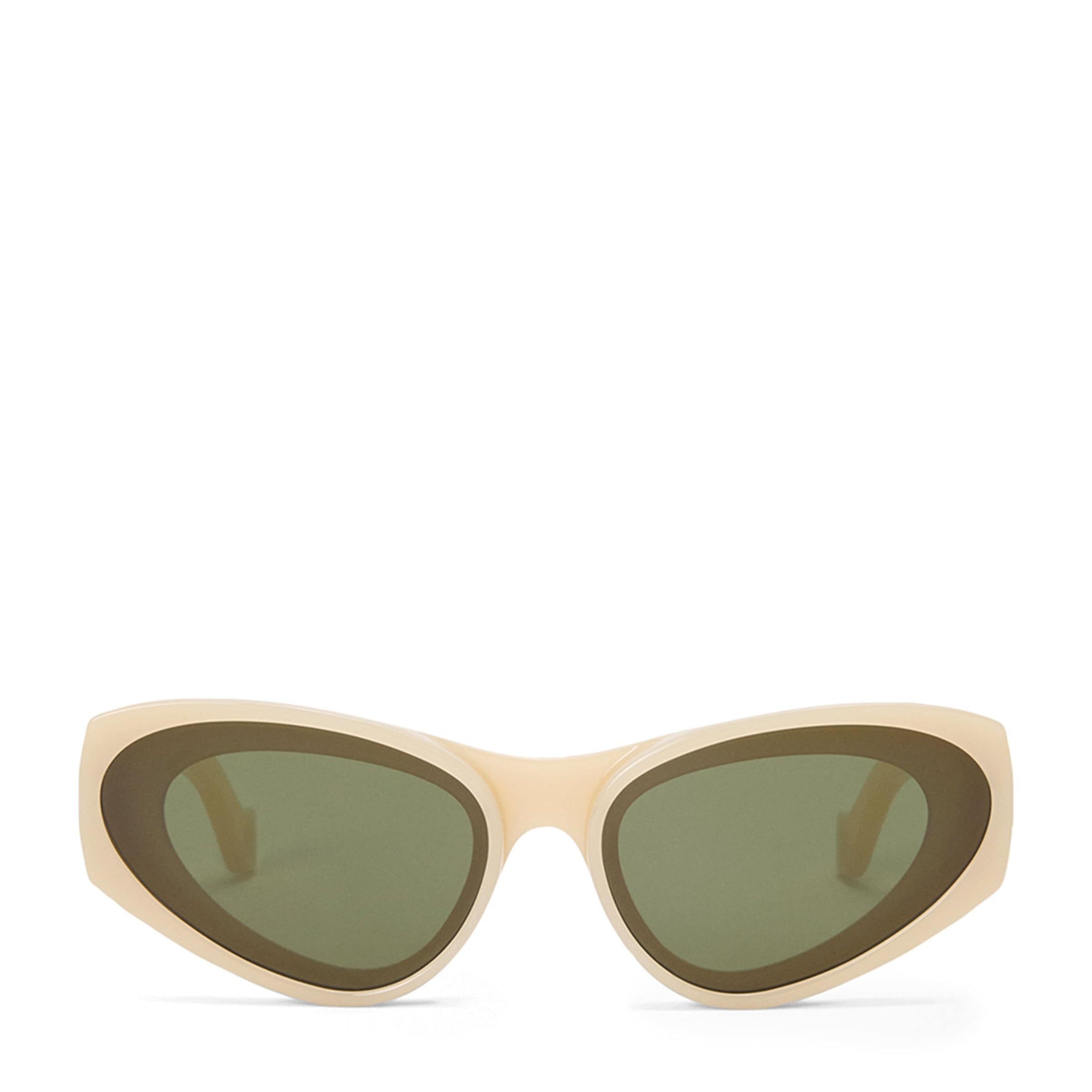LOEWE White x Paula's Ibiza Front Lenses Cat Eye Sunglasses