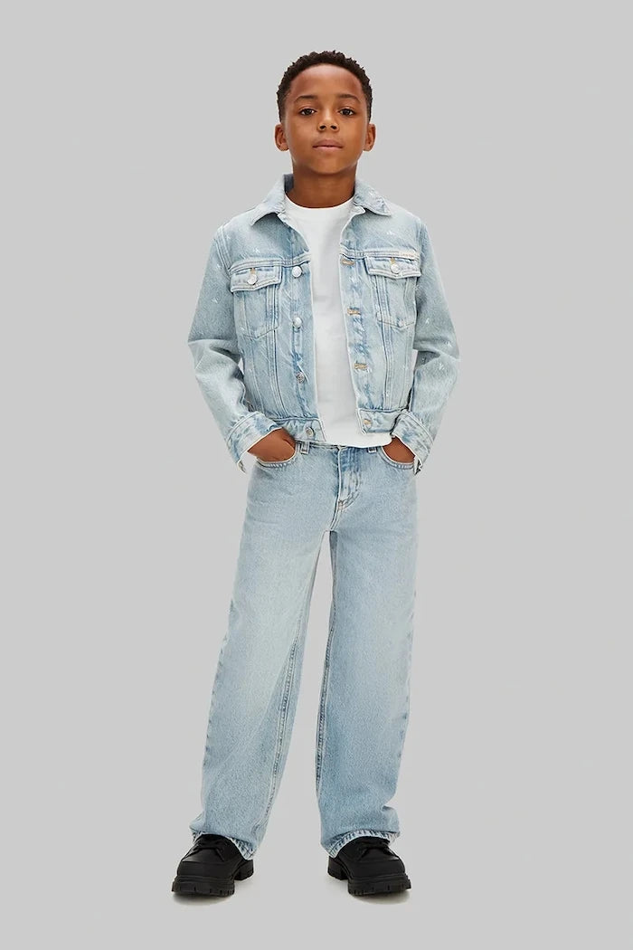 Calvin Klein Jeans късо яке за деца от деним