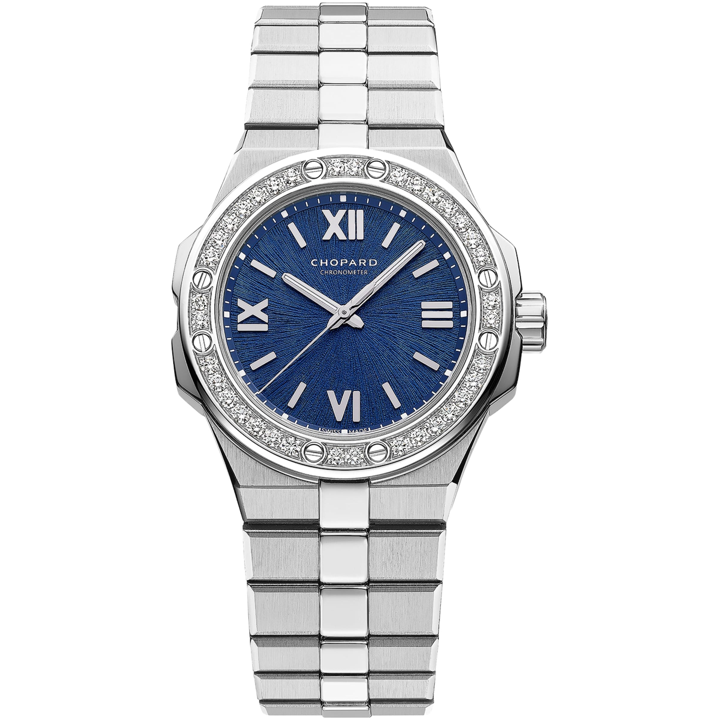 Stainless Steel and Diamond Alpine Eagle Watch 33mm