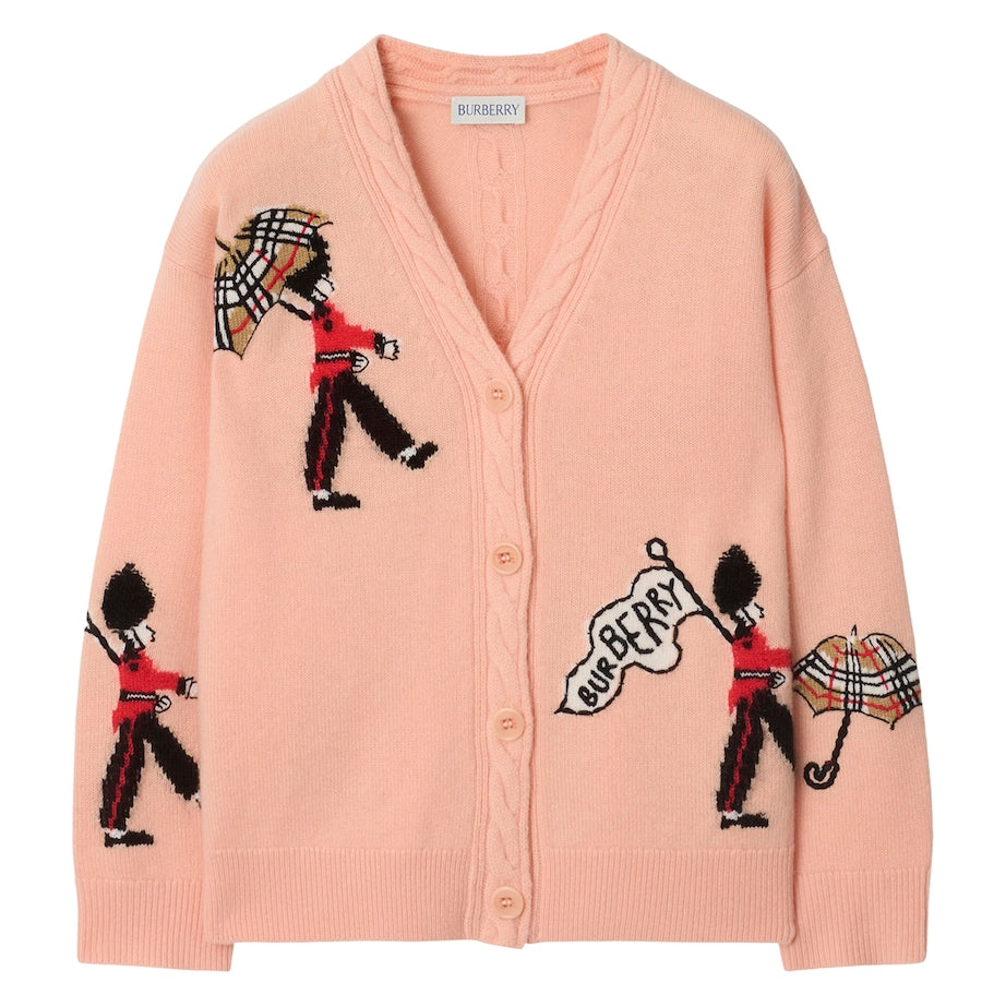 Burberry Kids Wool London Guards Cardigan (3-12 Years)