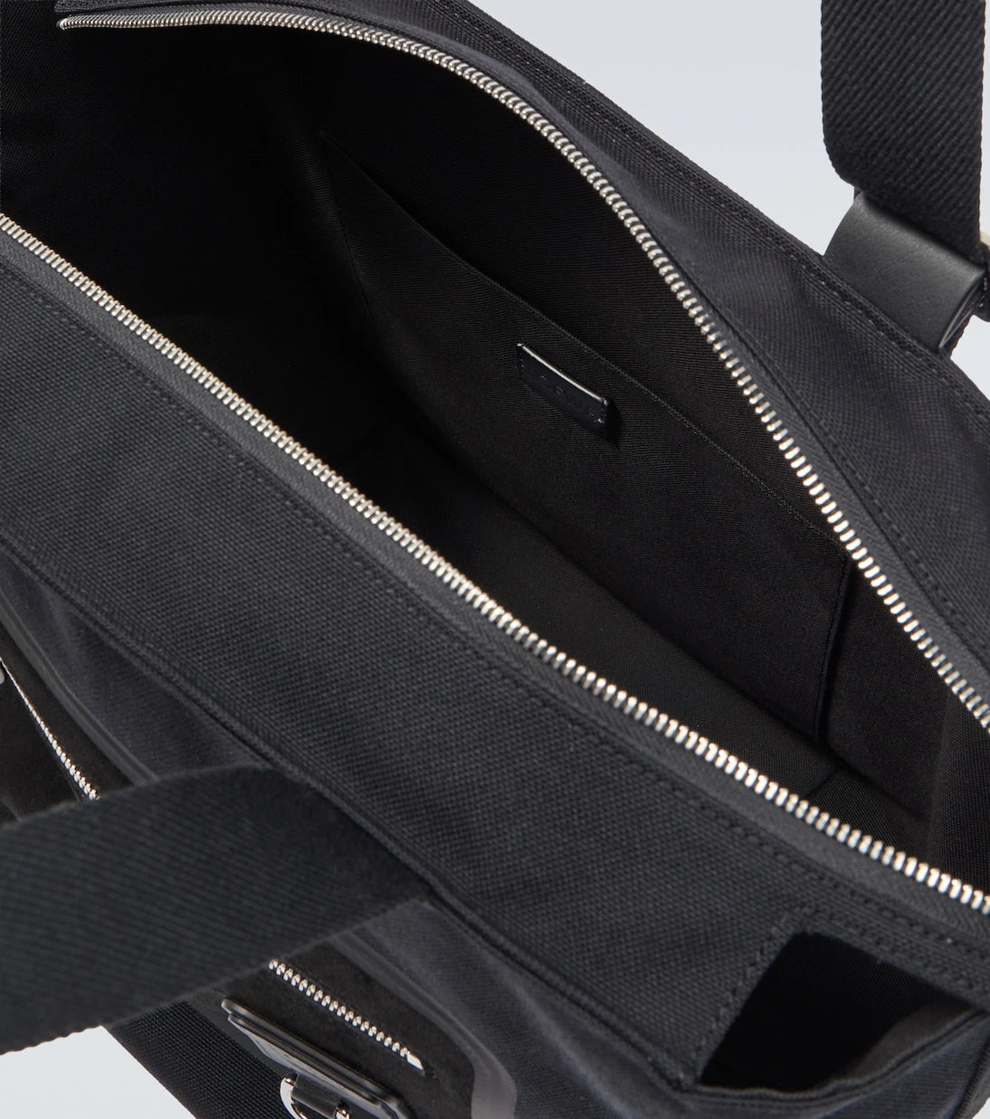 Loewe - Flex Medium canvas and suede tote bag