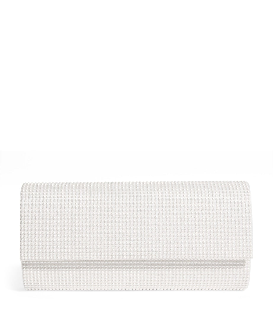 Satin Pearlised Perry Clutch Bag