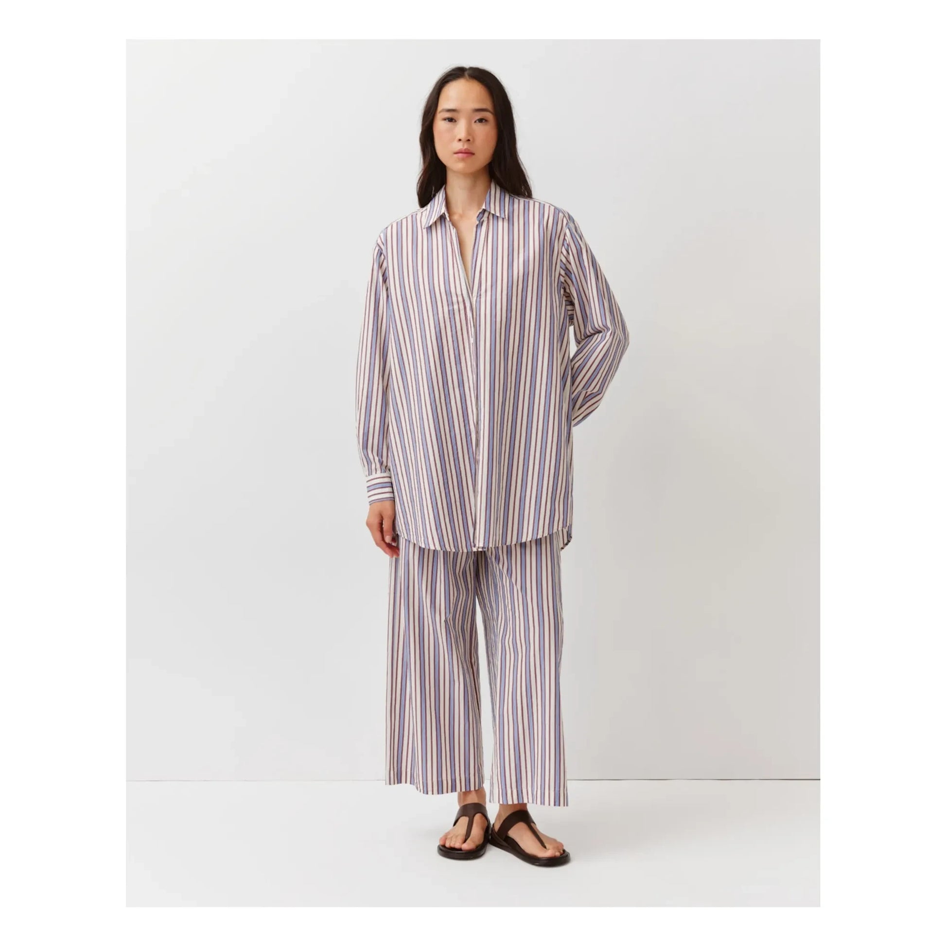 Diega - Centia Stripes Shirt | Ecru