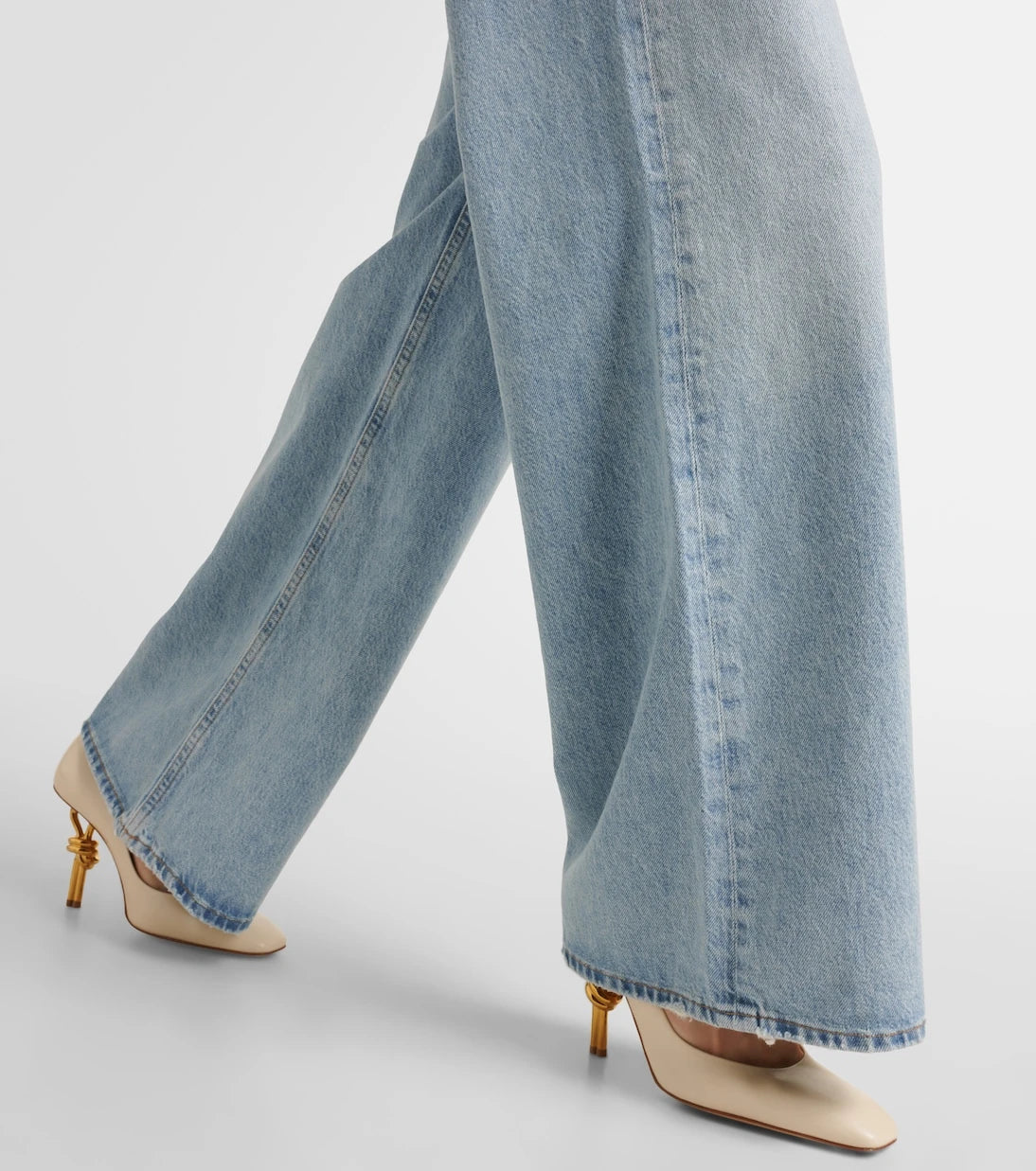 Agolde - Dame Jean high-rise wide-leg jeans