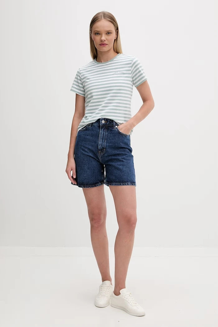Guess Jeans Basic Kadın Tişört Pamuklu