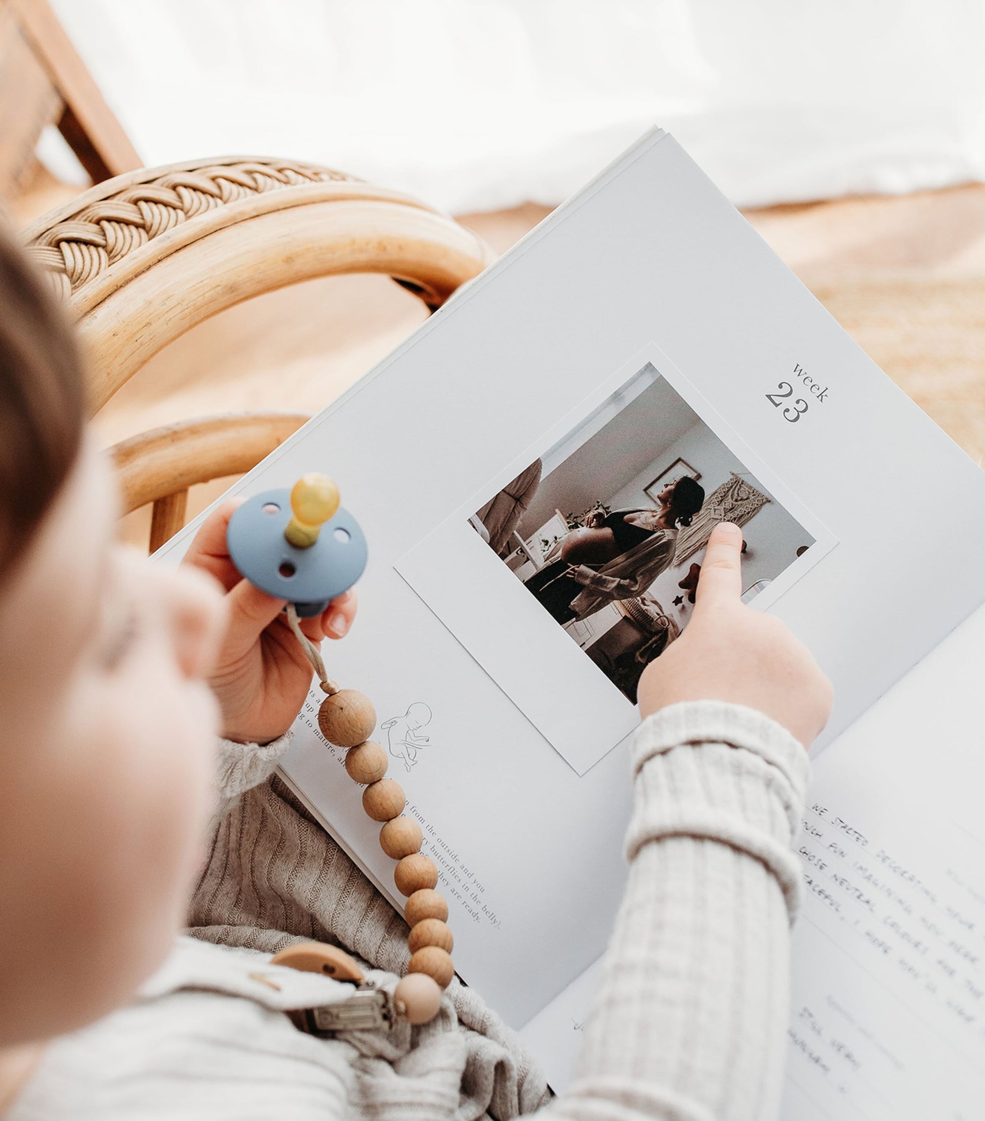 Blush and Gold Safari My Pregnancy Journal