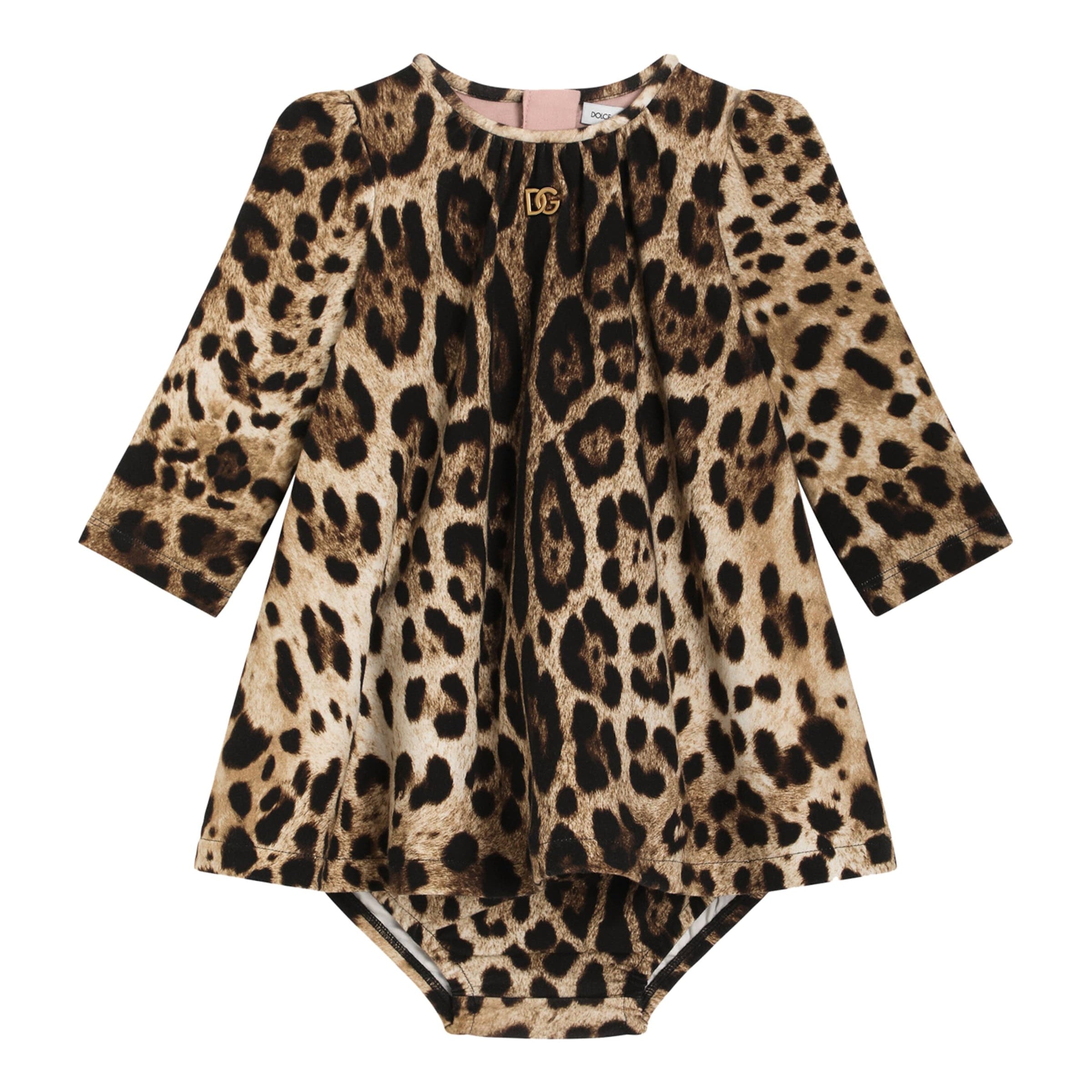 Dolce & Gabbana Kids Stretch-Cotton Leopard Bodysuit (3-30 Months)
