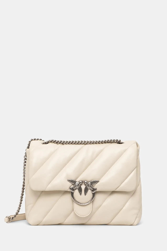 Pinko kadın deri crossbody çanta