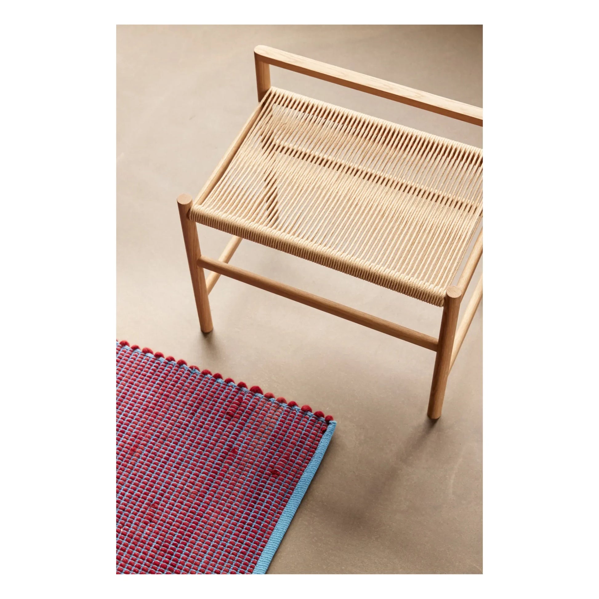 Hübsch - FSC Oak and Rope Bench | Oak
