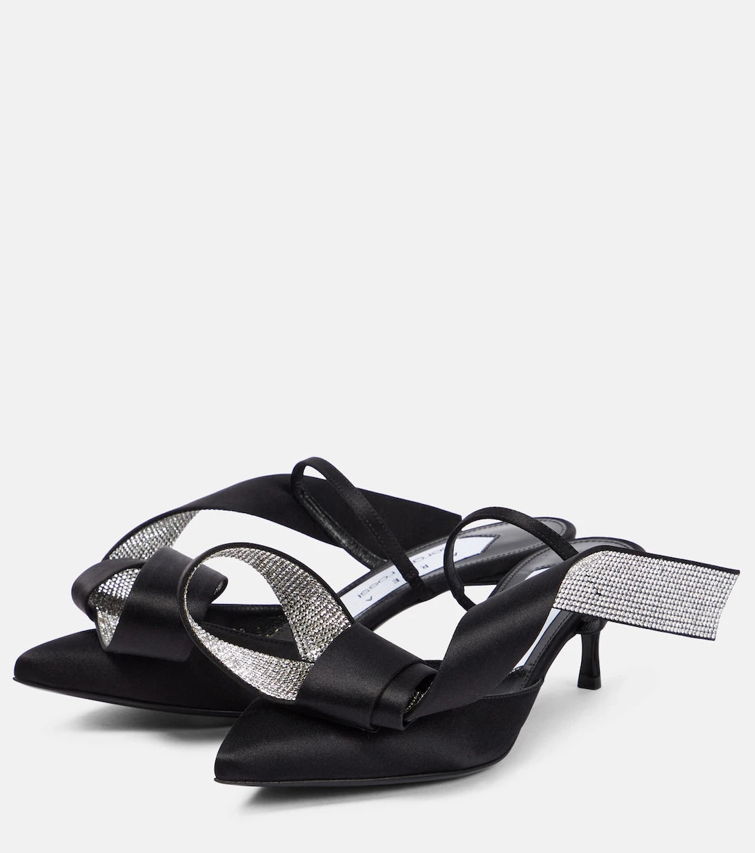 Area - x Sergio Rossi Marquise crystal-embellished sandals