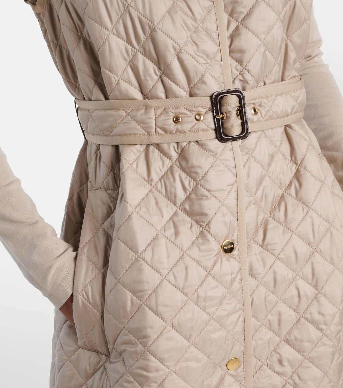 Max Mara - Lauren belted quilted coat