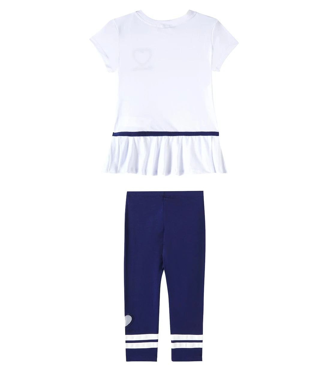 Monnalisa - Cotton jersey top and leggings set