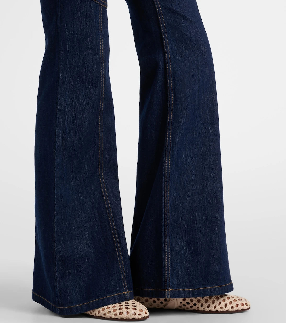 Zimmermann - Luna belted flared jeans
