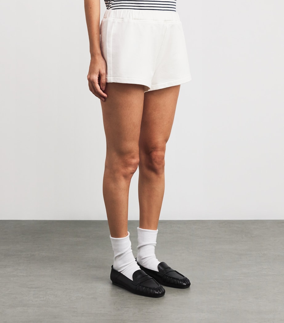 Ivory xSotheby’s Cotton Embroidered Sweatshorts