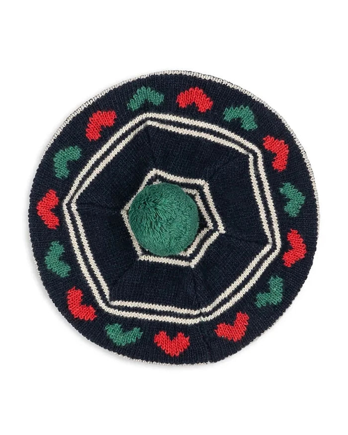 Konges Sløjd BELOU KNIT BERET Yün Çocuk Bere