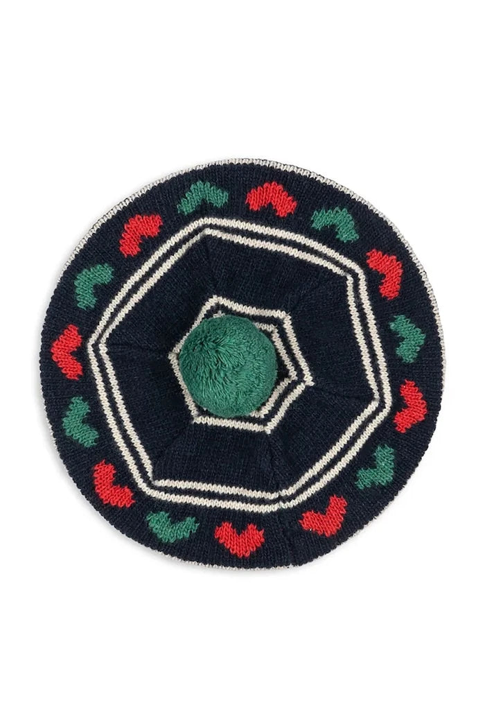 Konges Sløjd BELOU KNIT BERET Yün Çocuk Bere