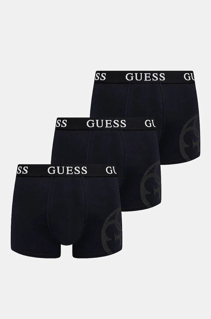 Guess pamuklu ve elastanlı erkek boxer PLACED 3'lü