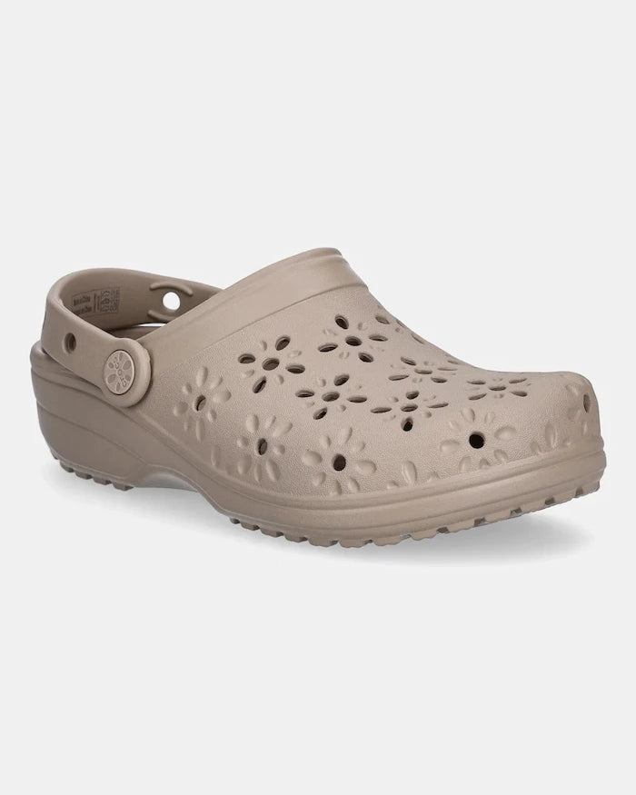 Crocs Classic Floral Cut Out Clog