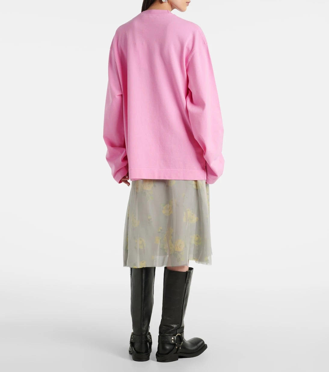 Acne Studios - Logo embroidered cotton jersey T-shirt