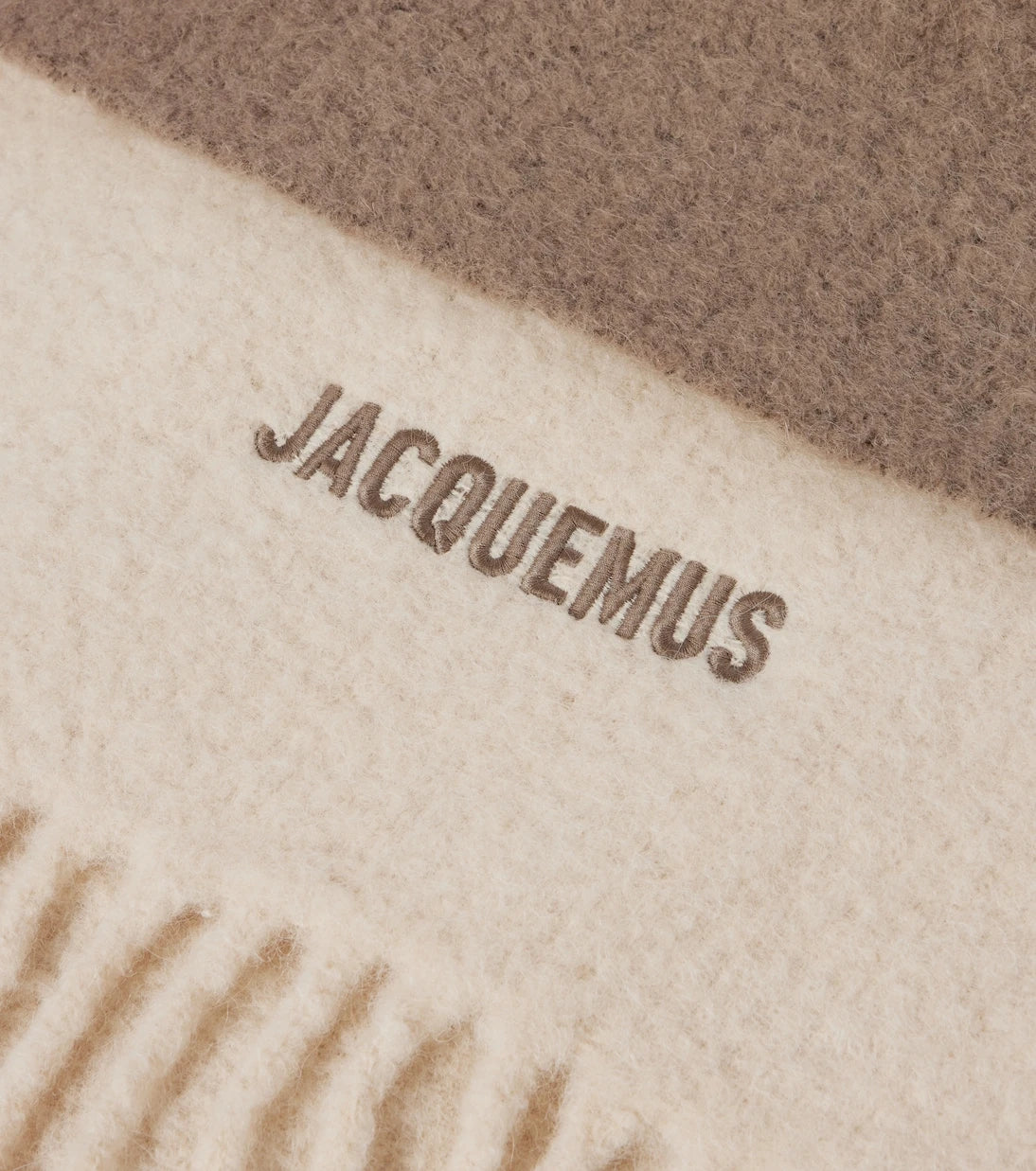 Jacquemus - وشاح مويسون من مزيج الألبكة