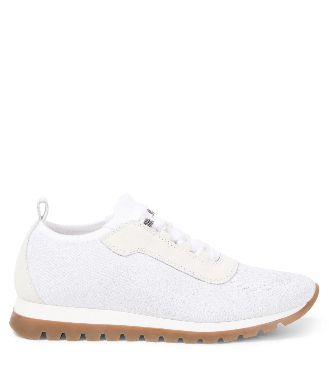 Brunello Cucinelli Kids - Suede-trimmed sneakers