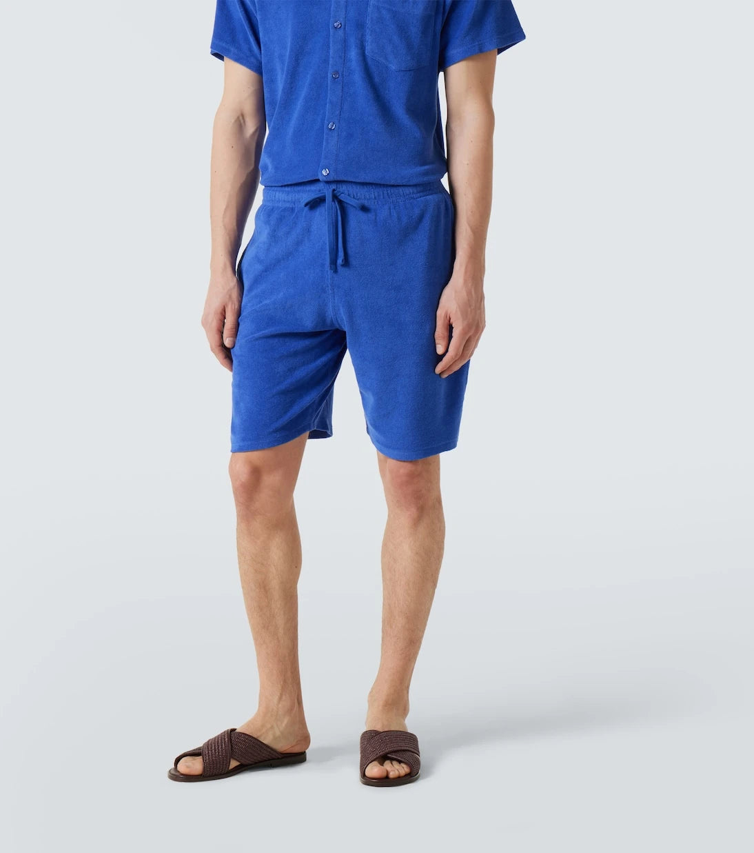 Vilebrequin - Cotton-blend terry Bermuda shorts