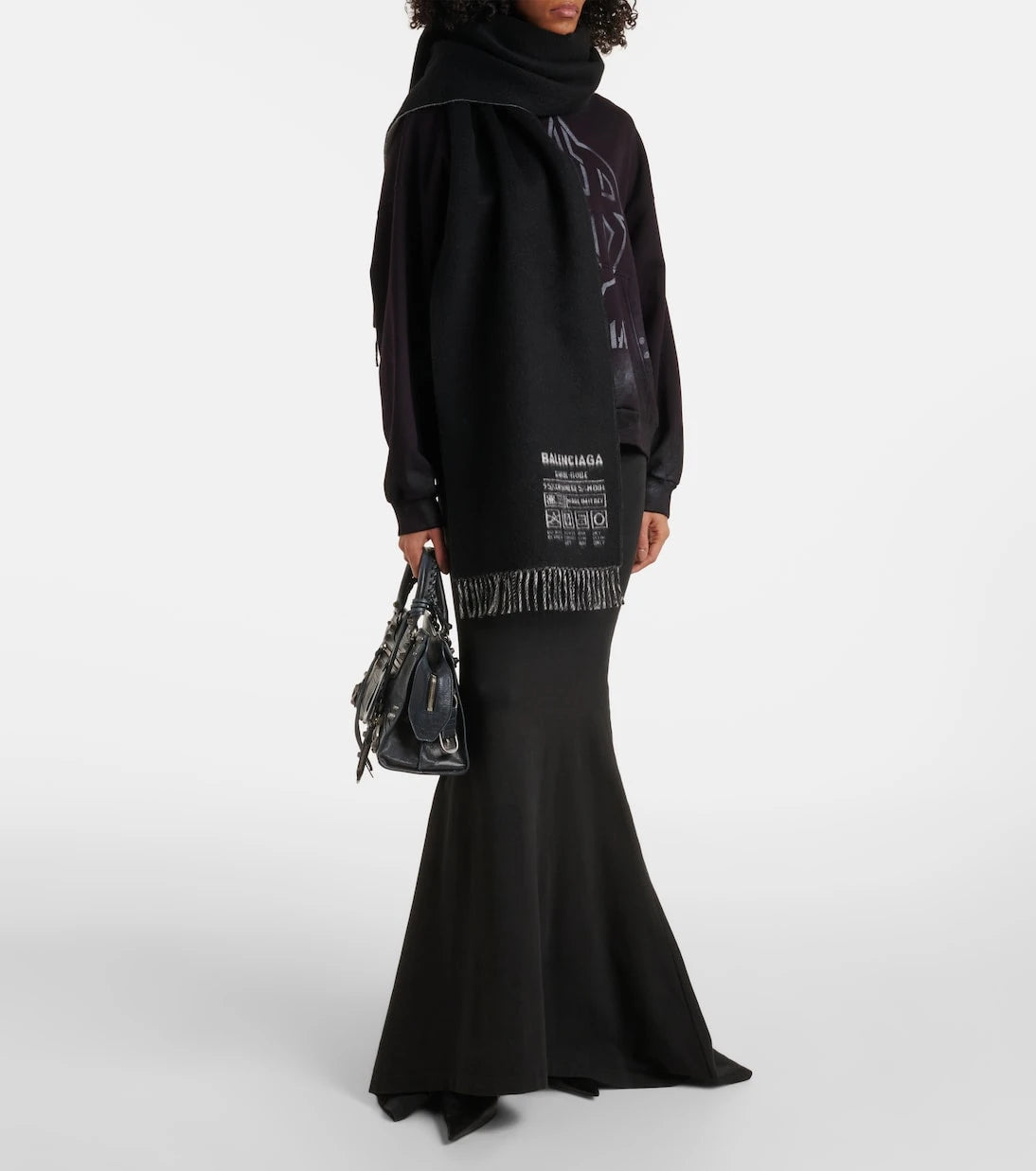Balenciaga - Cashmere and wool scarf