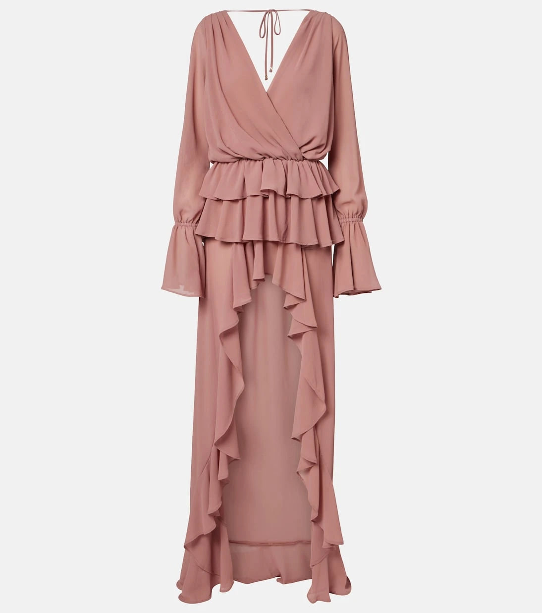 Bananhot - Giselle asymmetric tiered maxi dress