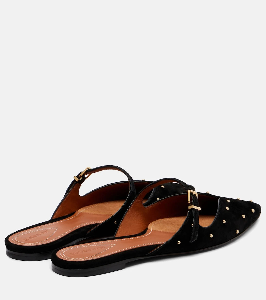 Zimmermann - Aura studded suede mules