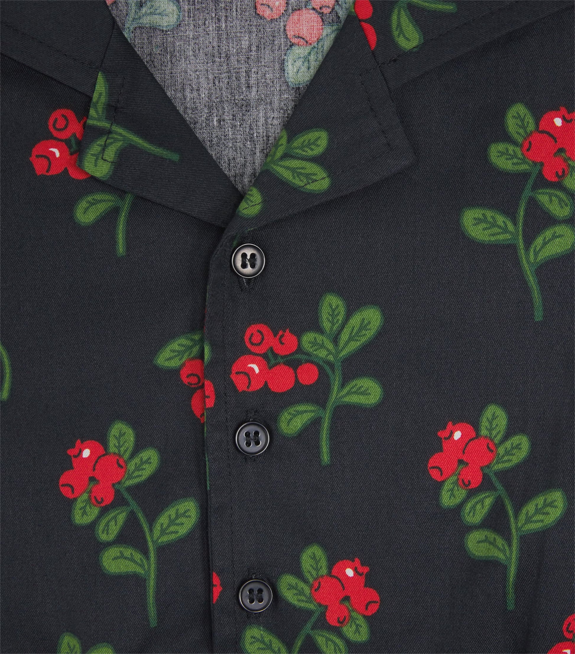 Mini Rodini Black Organic Cotton Lingoberries Dress (3-11 Years)