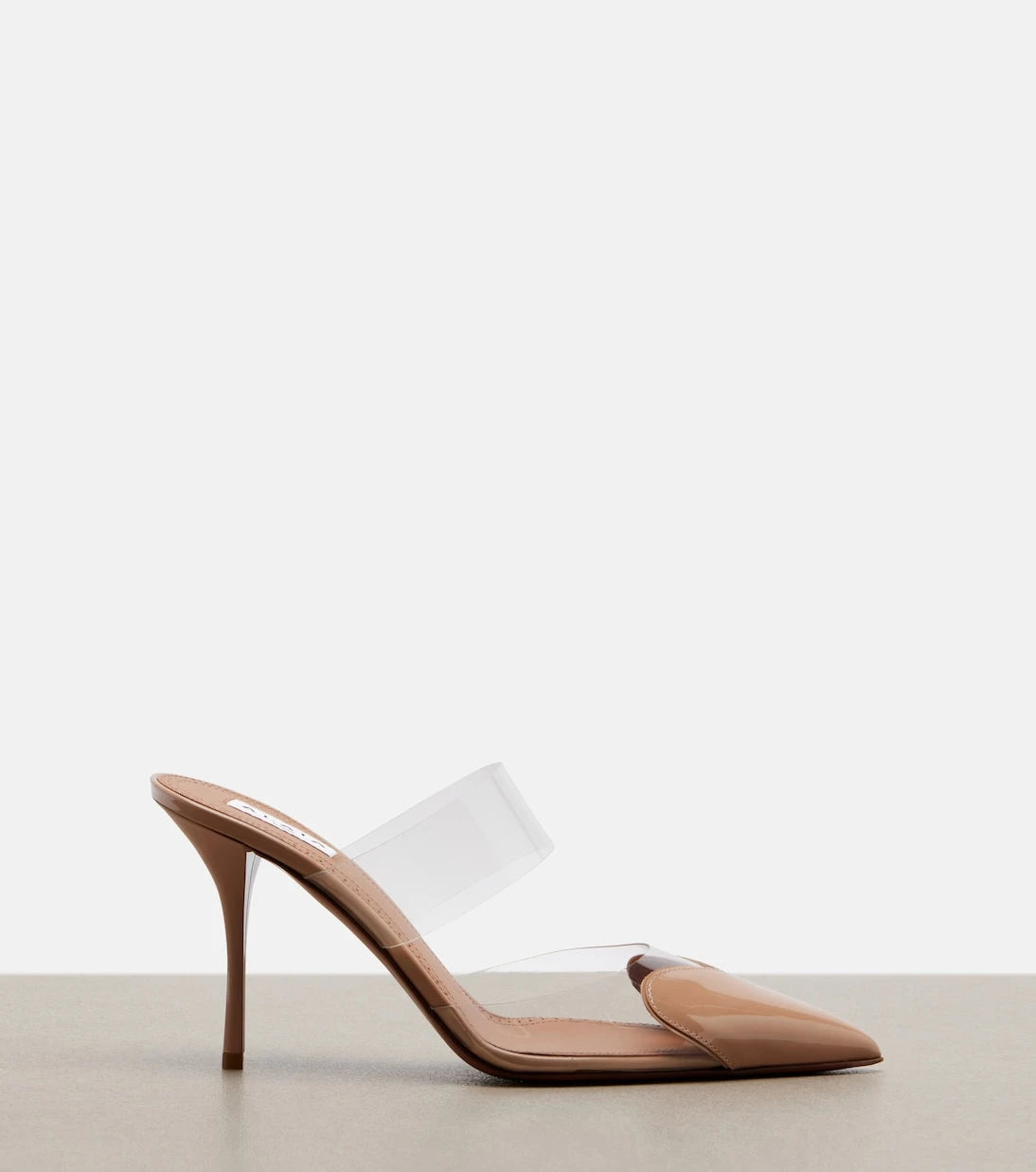 Alaïa - Le Cœur patent leather and PU mules