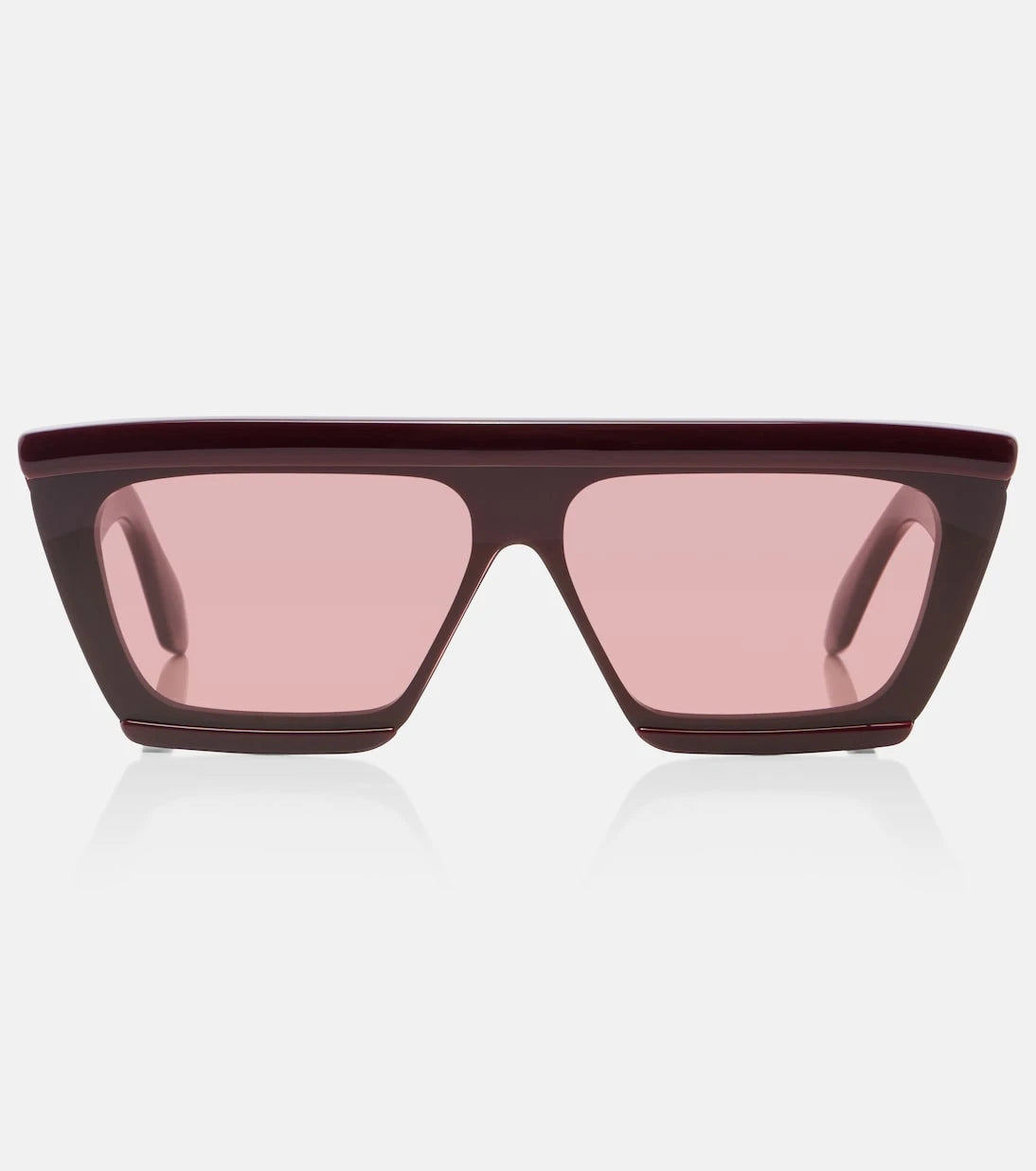 Alaïa - Lettering Logo flat-top sunglasses
