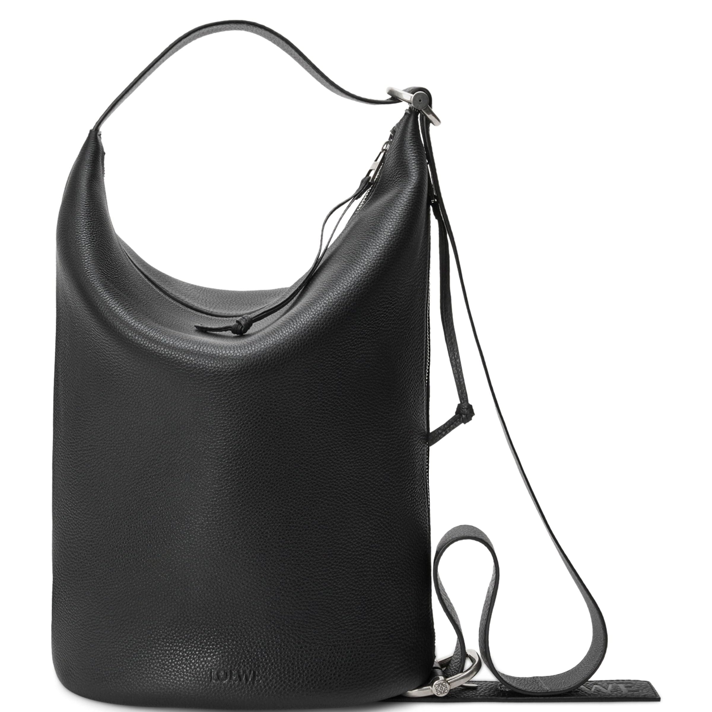 LOEWE Medium Leather Loop Bucket Bag