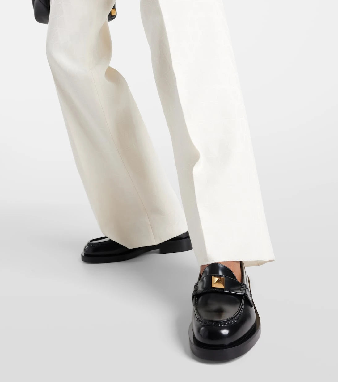 Valentino Garavani - Roman Stud leather loafers