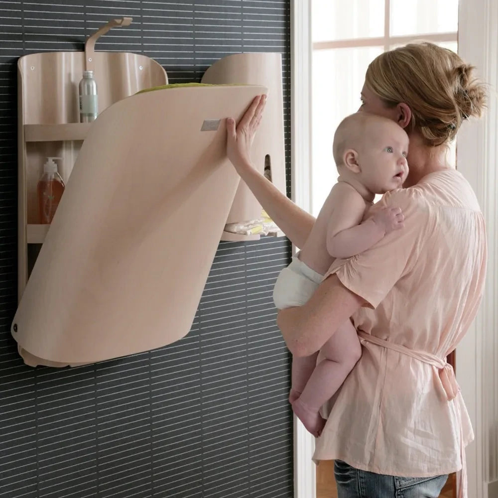 By BO design - Wall mounted changing table - white