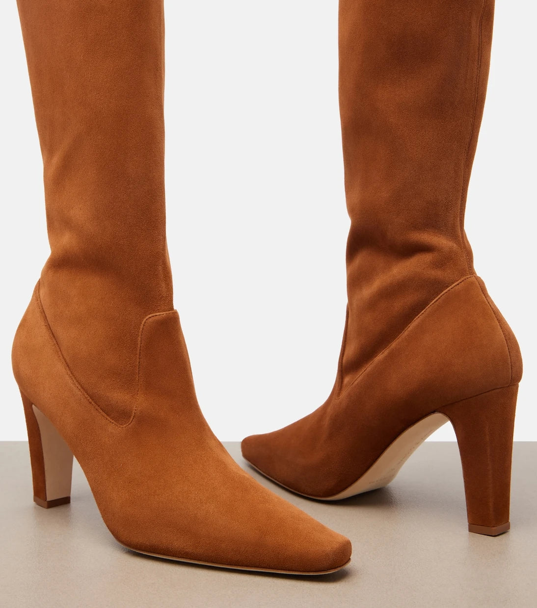 Manolo Blahnik - Pavisco suede knee-high boots