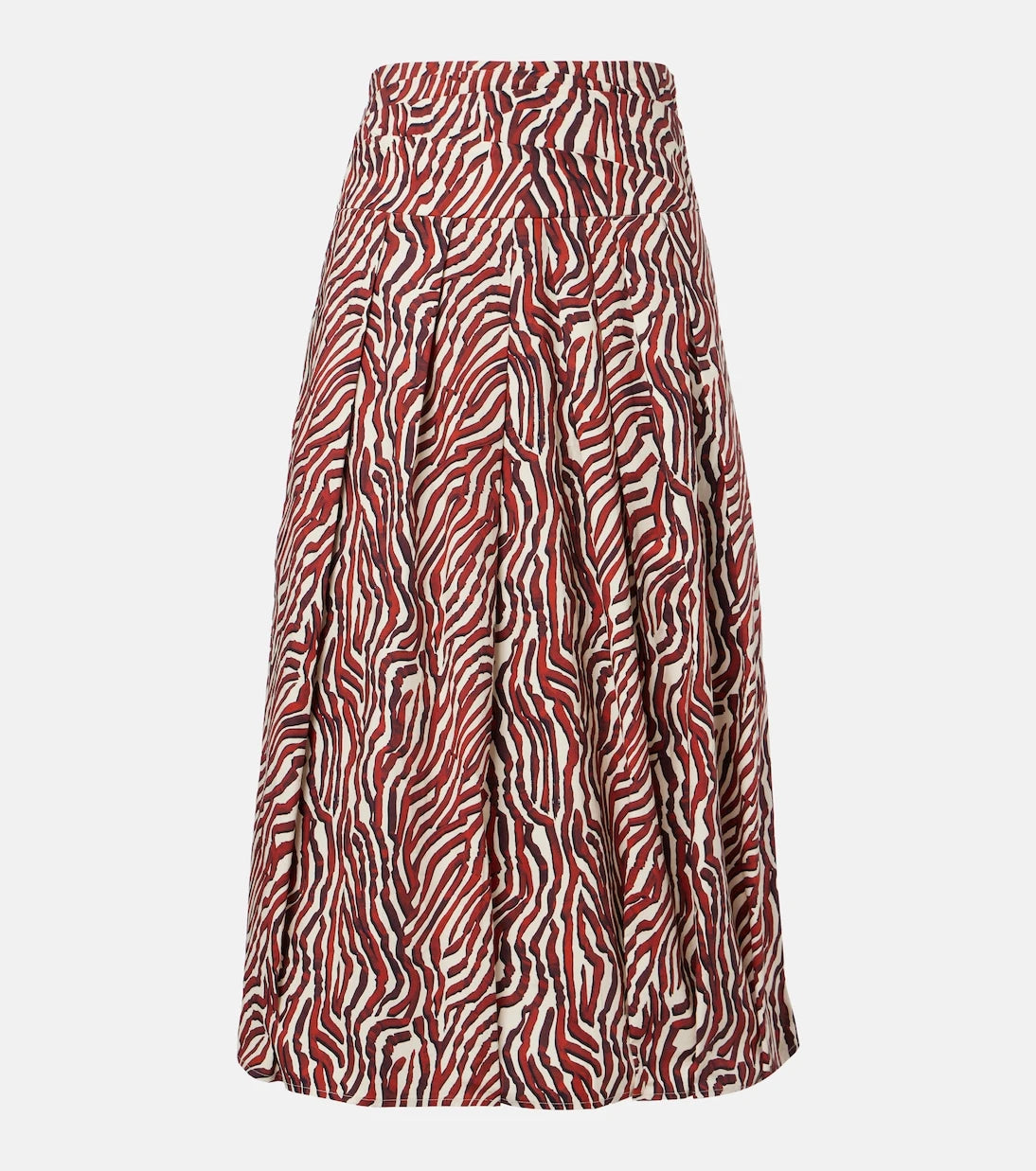 Proenza Schouler - White Label Nessa printed cotton-blend midi skirt