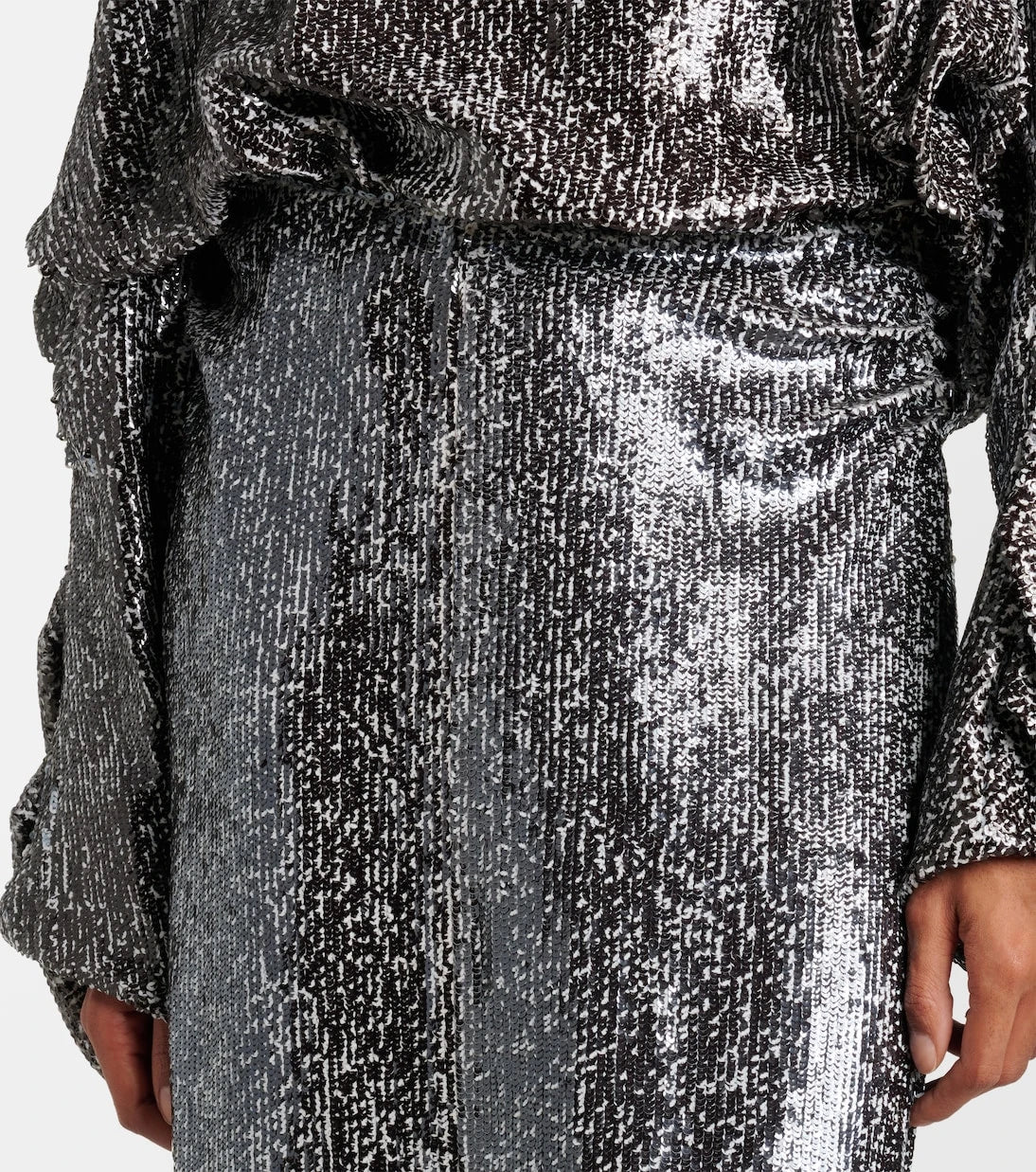 Dries Van Noten - Sequined maxi skirt