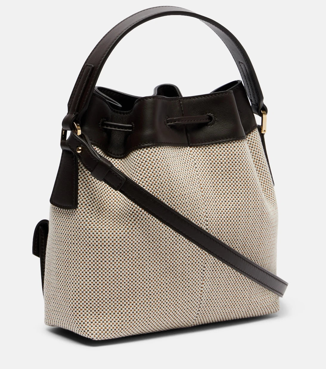 Ferragamo - Harley Mini canvas bucket bag
