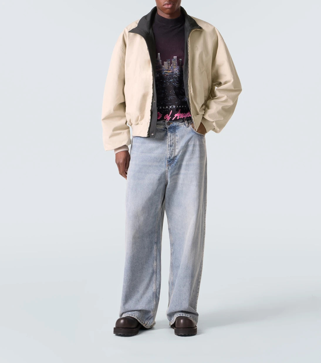 Balenciaga - Reversible cotton-blend blouson jacket