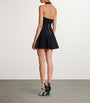 Balmain Black Flared Knitted Mini Skirt